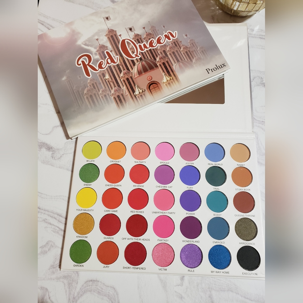 Prolux Red Queen 35 Bright Color  Eyeshadow Palette